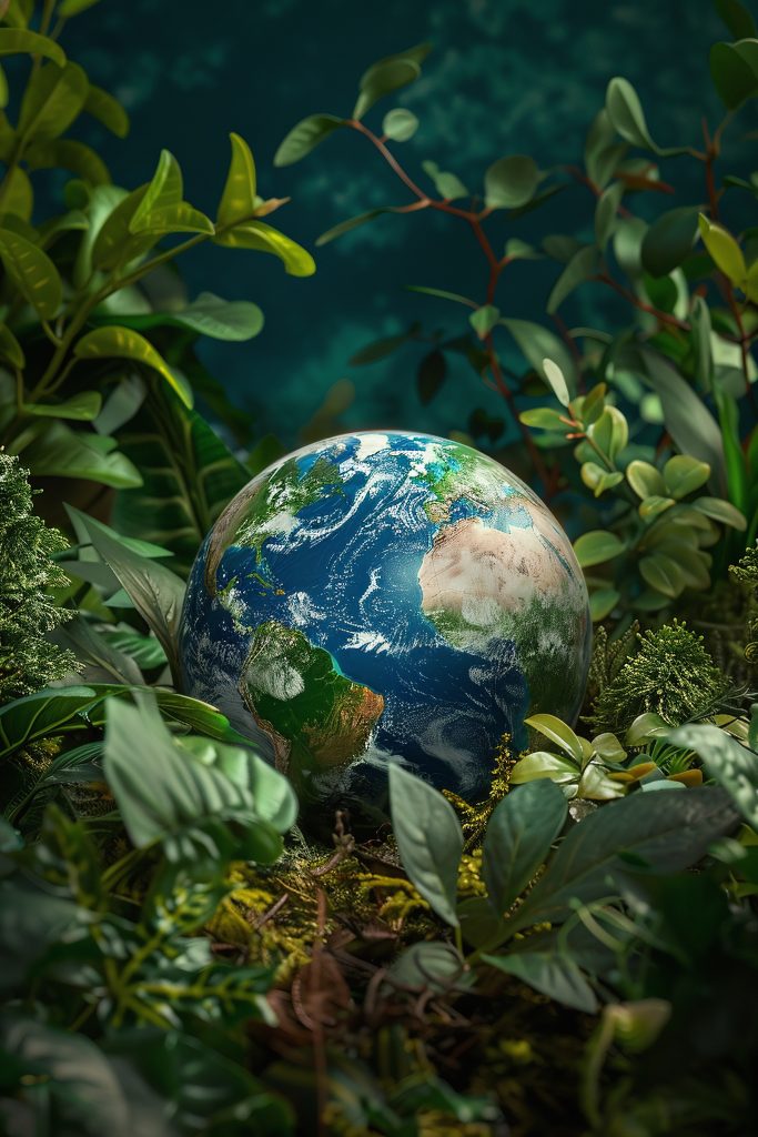 planet-earth-surrounded-by-nature-vegetation medio ambiente